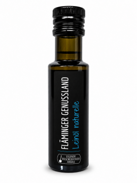 Leinöl 100 ml kaltgepresstes Omega 3 Öl - Fläminger Genussland