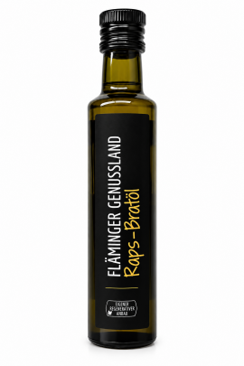 Raps - Bratöl 500 ml kaltgepresst - Fläminger Genussland