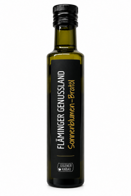Sonnenblumen - Bratöl 500 ml kaltgepresst - Fläminger Genussland